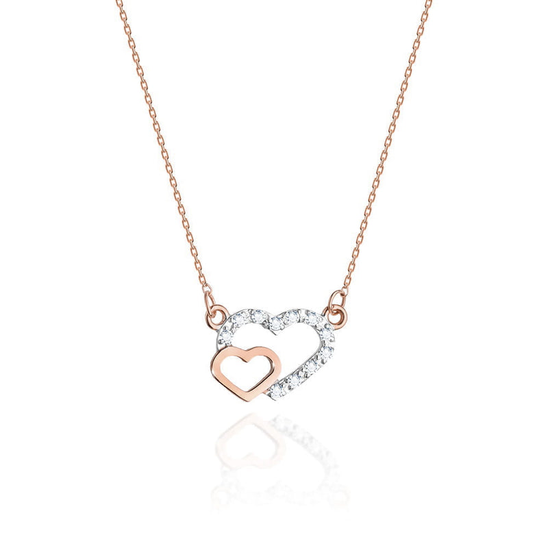 Colier Aur 14K cu Diamante Naturale 0.06 ct, imaginea 3 din 6