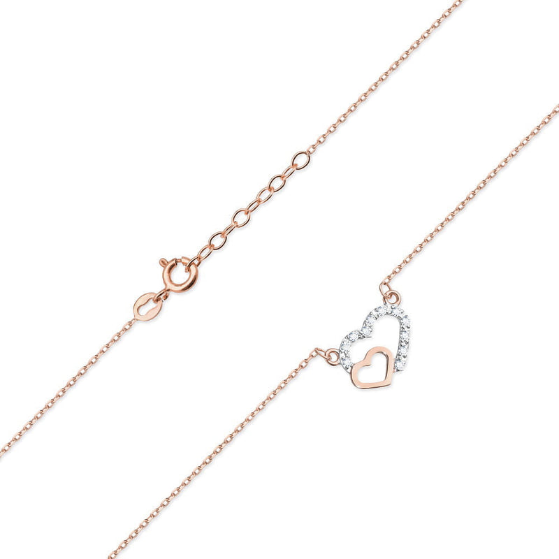 Colier Aur 14K cu Diamante Naturale 0.06 ct, imaginea 4 din 6