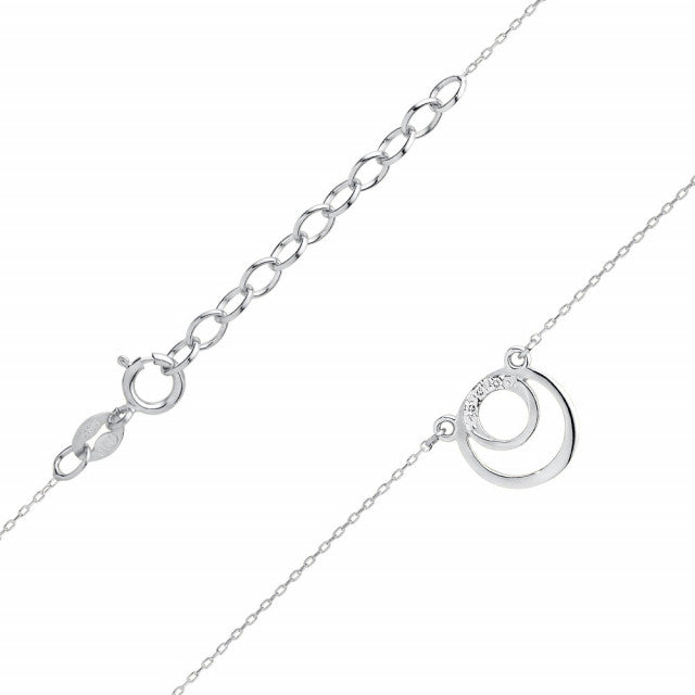 Colier Aur 14K cu Diamante Naturale 0.01 ct, imaginea 4 din 5