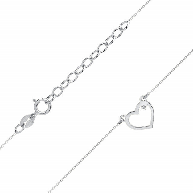 Colier Aur 14K cu Diamant Natural 0.01 ct, imaginea 4 din 11