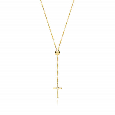 Colier Aur 14K cu Diamant Natural 0.01 ct