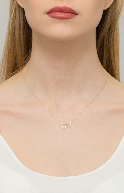 Colier Aur 14K cu Diamant Natural 0.01 ct, imaginea 5 din 5