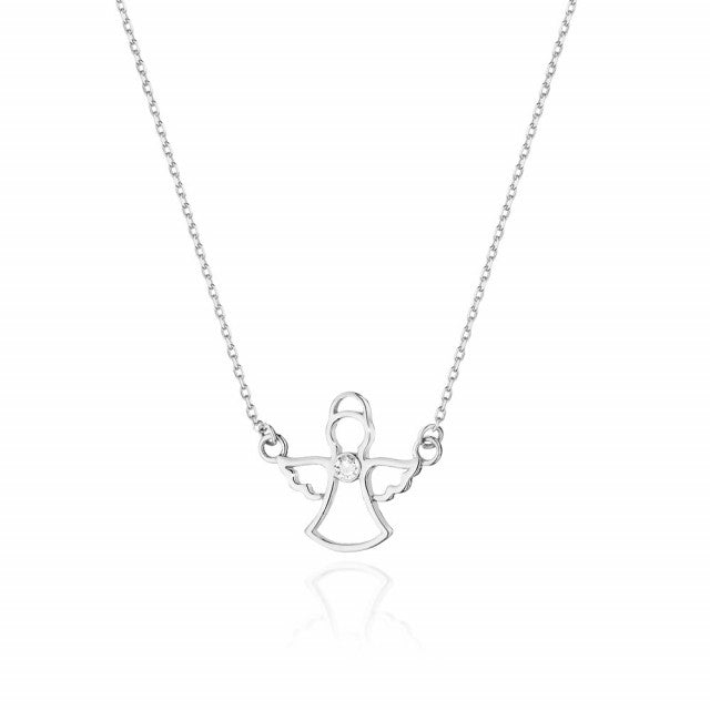 Colier Aur 14K cu Diamant Natural 0.01 ct, imaginea 2 din 9