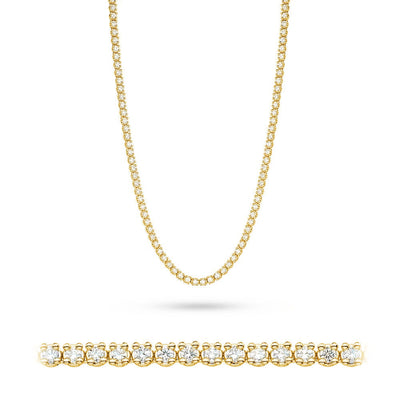 Colier Aur 14K cu Diamante Naturale 6.90 ct