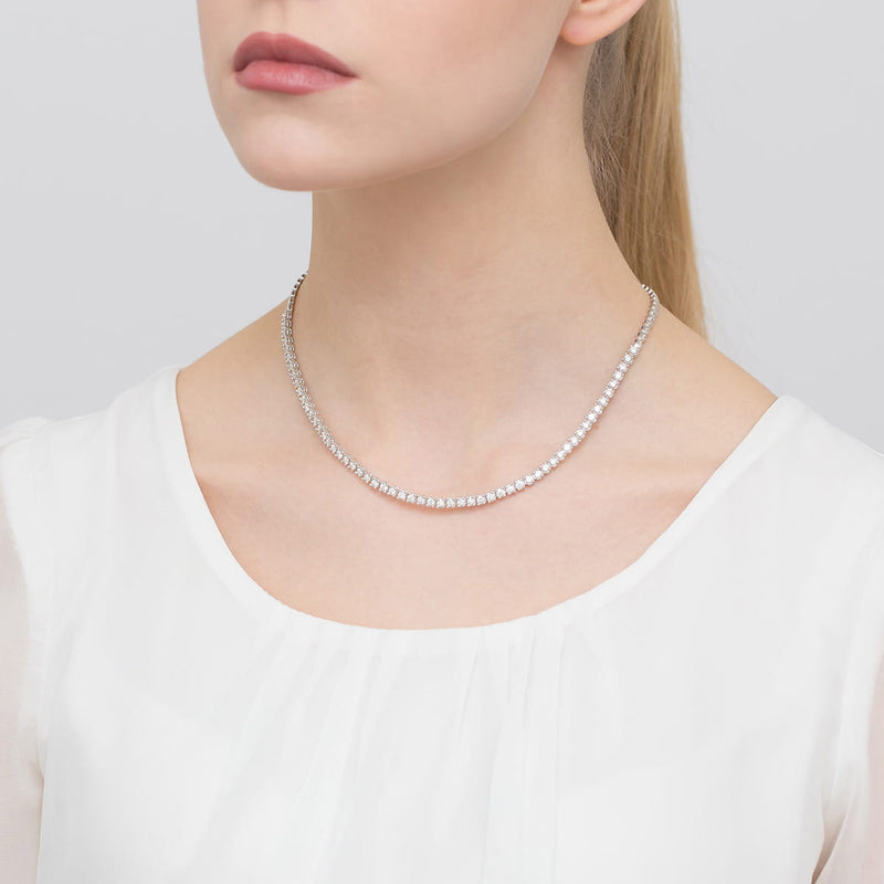 Colier Aur 14K cu Diamante Naturale, imaginea 4 din 4