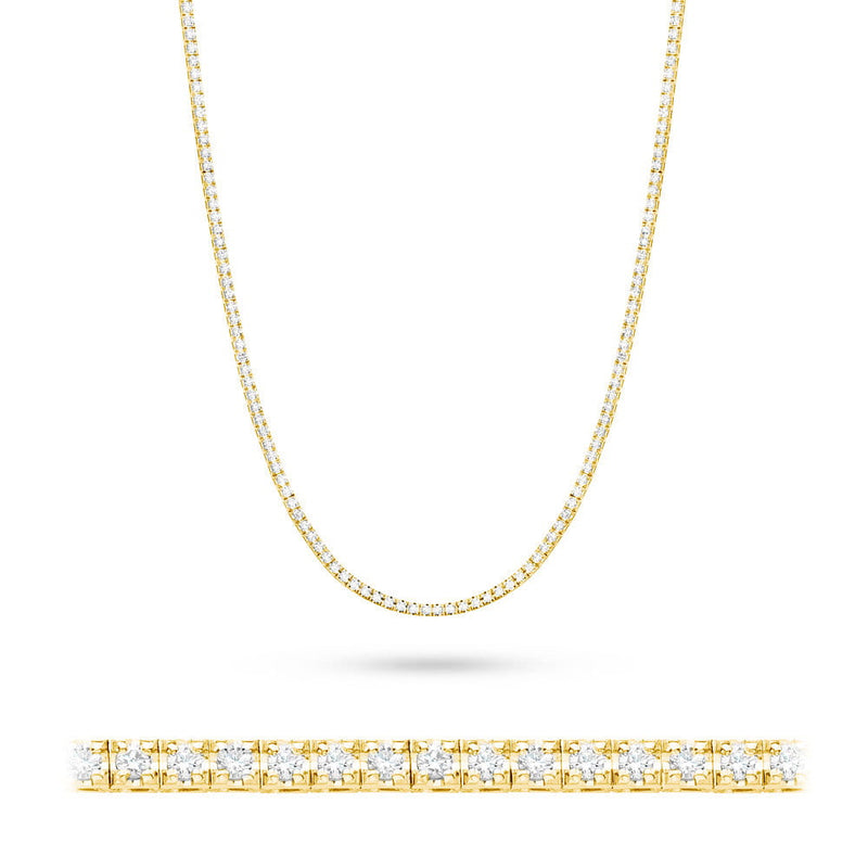 Colier Aur 14K cu Diamante Naturale 3.38 ct, imaginea 5 din 7