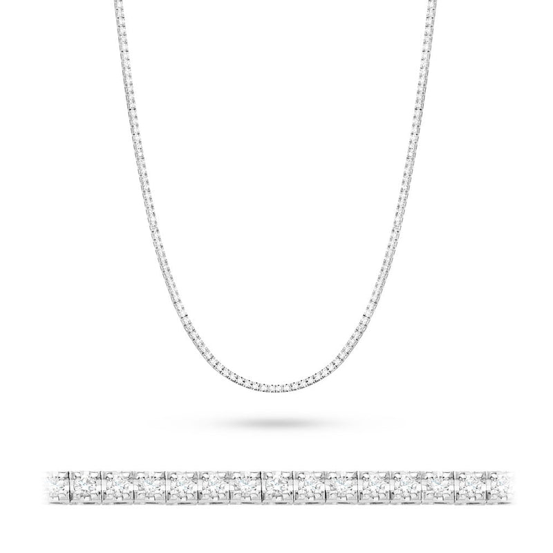 Colier Aur 14K cu Diamante Naturale 3.38 ct, imaginea 6 din 7