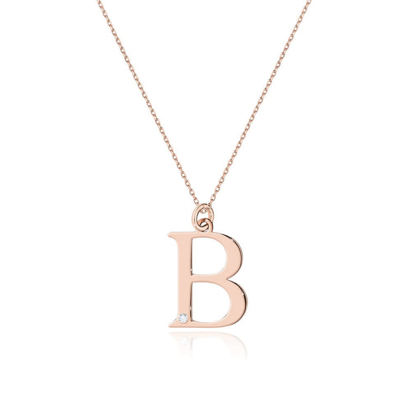 Colier Aur 14K cu Diamant Natural 0.01 ct, imaginea 5 din 5