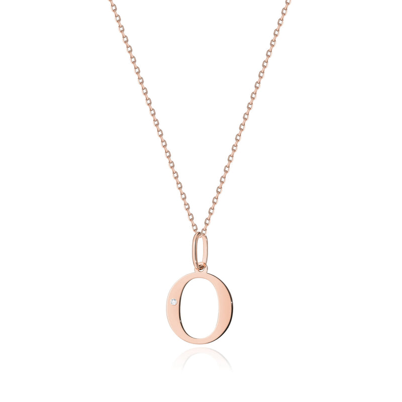 Colier Aur 14K cu Diamant Natural 0.01 ct, imaginea 2 din 2