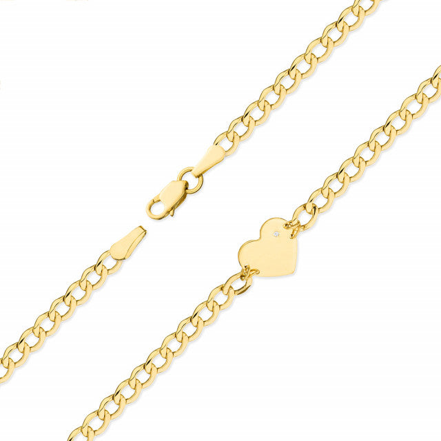 Bratara Aur 14K cu Diamant Natural 0.01 ct, imaginea 2 din 8