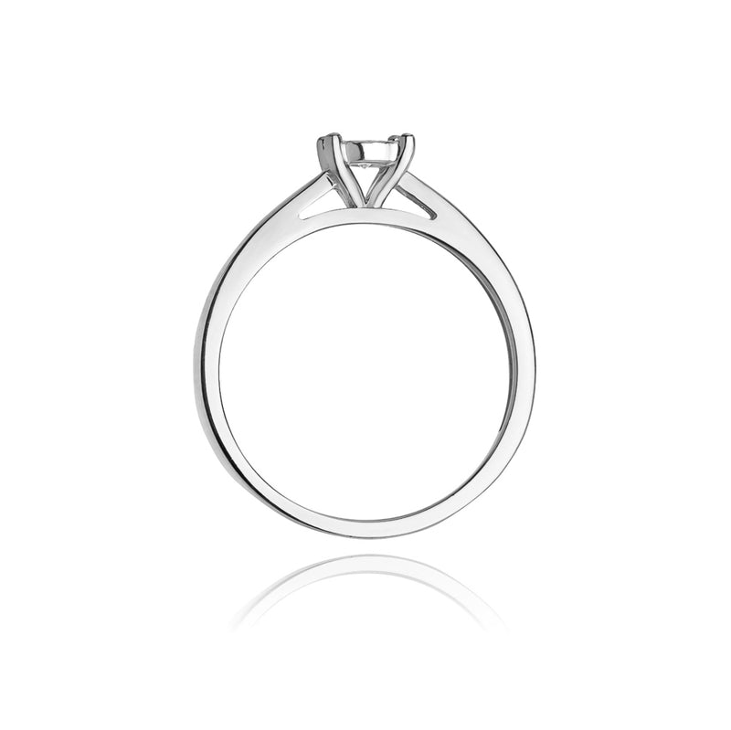 Inel Aur 14K cu Diamant Natural 0.08 ct, imaginea 6 din 11