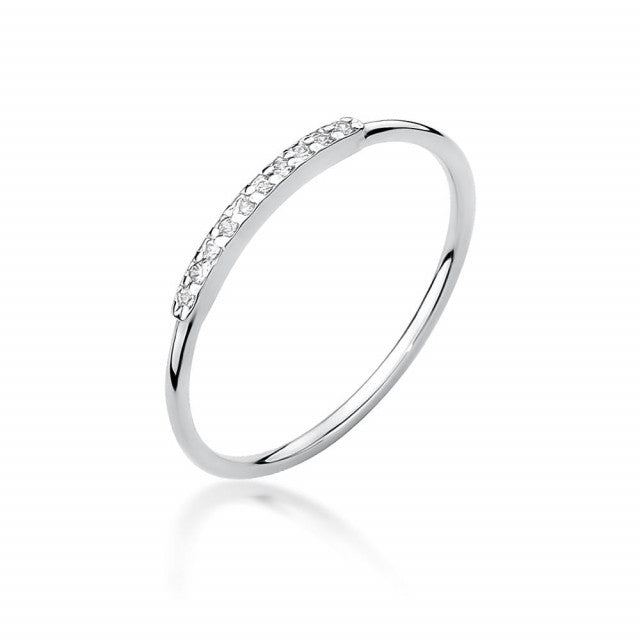 Inel Aur 14K cu Diamante Naturale 0.05 ct, imaginea 4 din 10