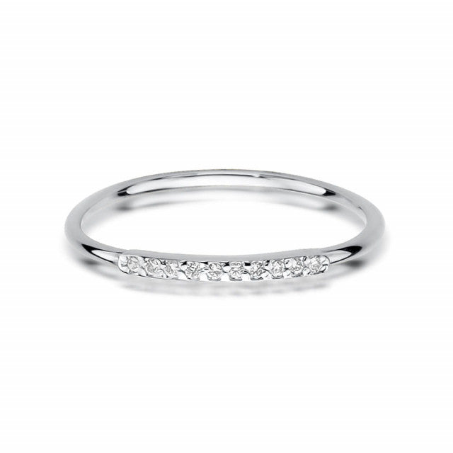 Inel Aur 14K cu Diamante Naturale 0.05 ct, imaginea 5 din 10