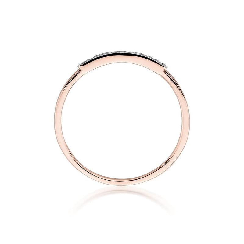 Inel Aur 14K cu Diamante Naturale 0.05 ct, imaginea 10 din 10