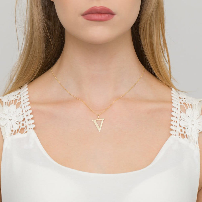 Colier Aur 14K cu Diamant Natural 0.01 ct, imaginea 2 din 2