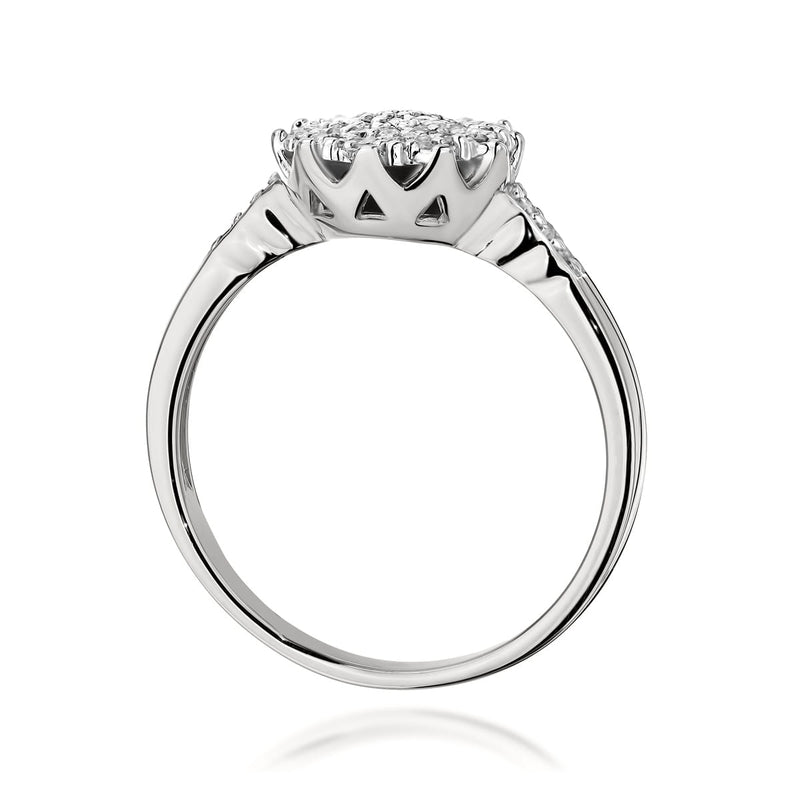 Inel Aur 14K cu Diamante Naturale 0.23 ct, imaginea 4 din 9