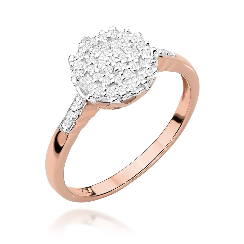 Inel Aur 14K cu Diamante Naturale 0.23 ct, imaginea 7 din 9