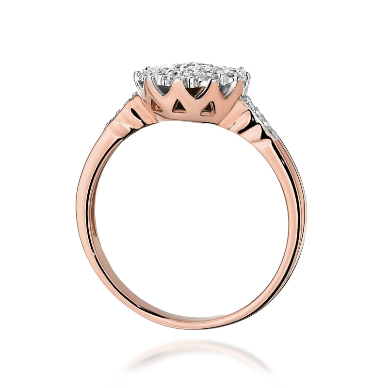 Inel Aur 14K cu Diamante Naturale 0.23 ct, imaginea 9 din 9