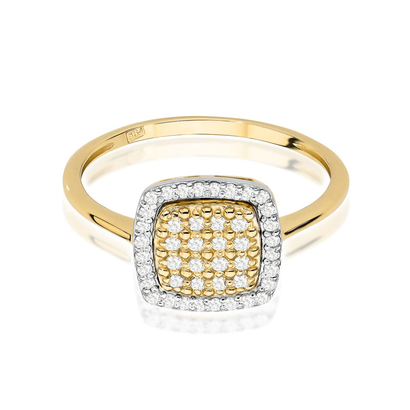 Inel Aur 14K cu Diamante Naturale 0.28 ct, imaginea 2 din 10