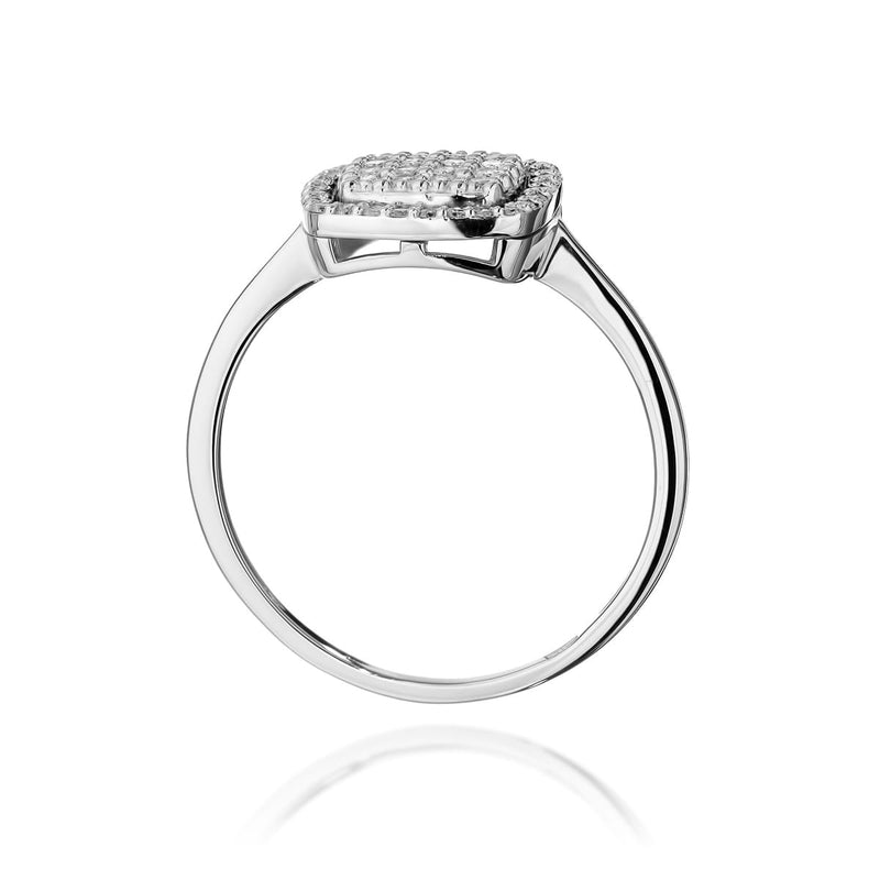 Inel Aur 14K cu Diamante Naturale 0.28 ct, imaginea 6 din 10
