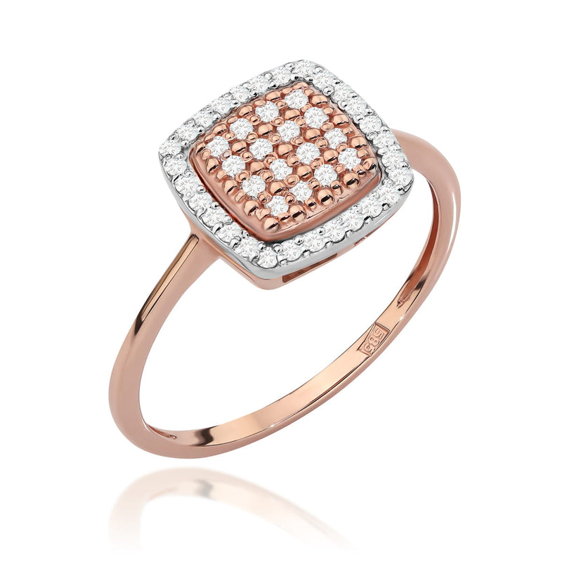 Inel Aur 14K cu Diamante Naturale 0.28 ct, imaginea 9 din 10