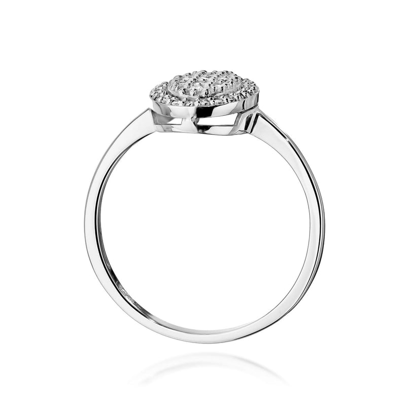 Inel Aur 14K cu Diamante Naturale 0.20 ct, imaginea 5 din 10