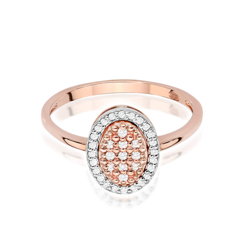 Inel Aur 14K cu Diamante Naturale 0.20 ct, imaginea 8 din 10
