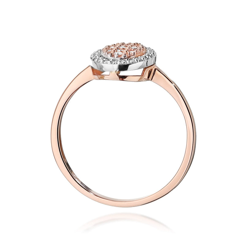 Inel Aur 14K cu Diamante Naturale 0.20 ct, imaginea 9 din 10