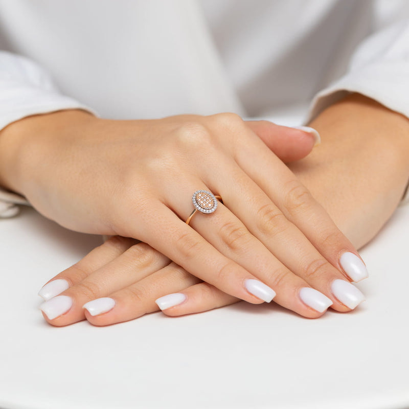 Inel Aur 14K cu Diamante Naturale 0.20 ct, imaginea 10 din 10