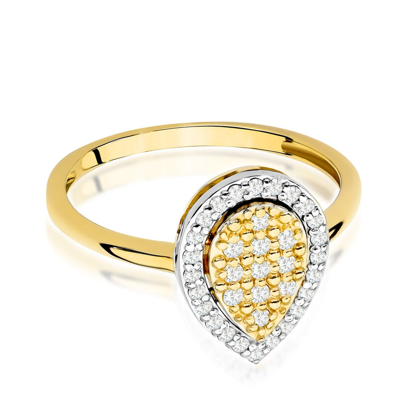 Inel Aur 14K cu Diamante Naturale 0.22 ct, imaginea 1 din 11
