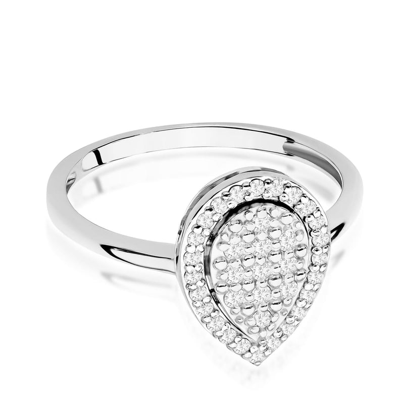 Inel Aur 14K cu Diamante Naturale 0.22 ct, imaginea 5 din 11