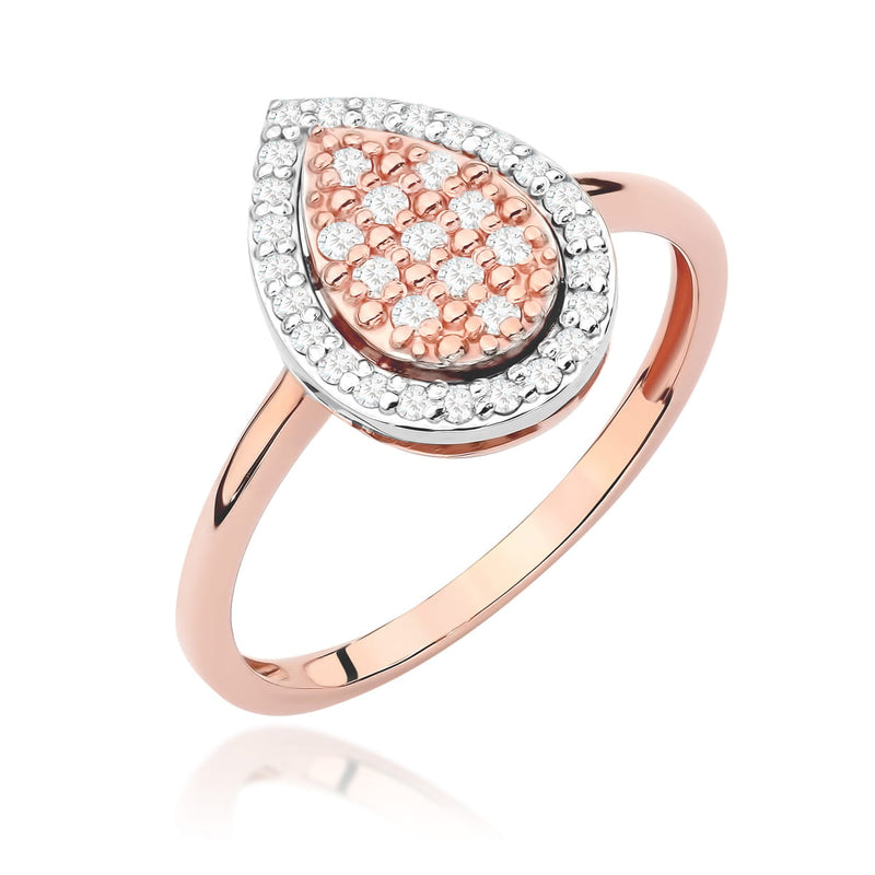 Inel Aur 14K cu Diamante Naturale 0.22 ct, imaginea 8 din 11