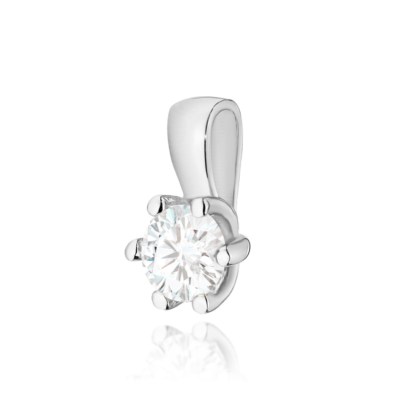 Pandantiv Aur 14K cu Diamant Natural 0.30 ct, imaginea 5 din 6