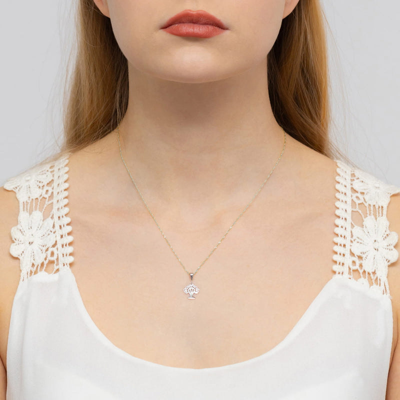 Pandantiv Aur 14K cu Diamante Naturale 0.07 ct, imaginea 4 din 4