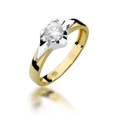 Inel Aur 14K cu Diamant Natural 0.50 ct