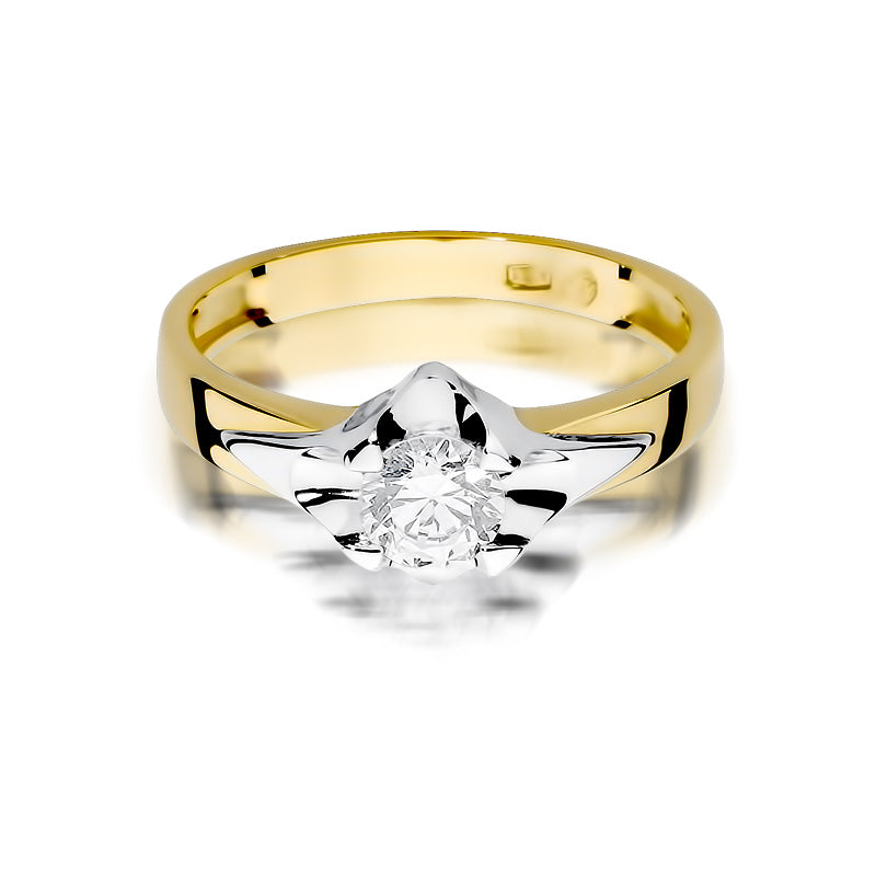 Inel Aur 14K cu Diamant Natural 0.50 ct, imaginea 2 din 8