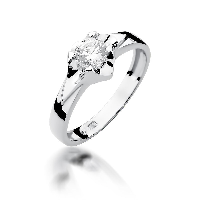 Inel Aur 14K cu Diamant Natural 0.50 ct, imaginea 3 din 8