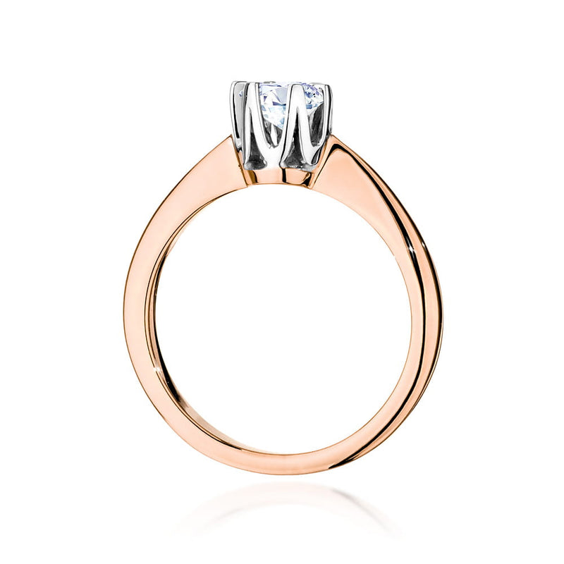 Inel Aur 14K cu Diamant Natural 0.40 ct, imaginea 9 din 9