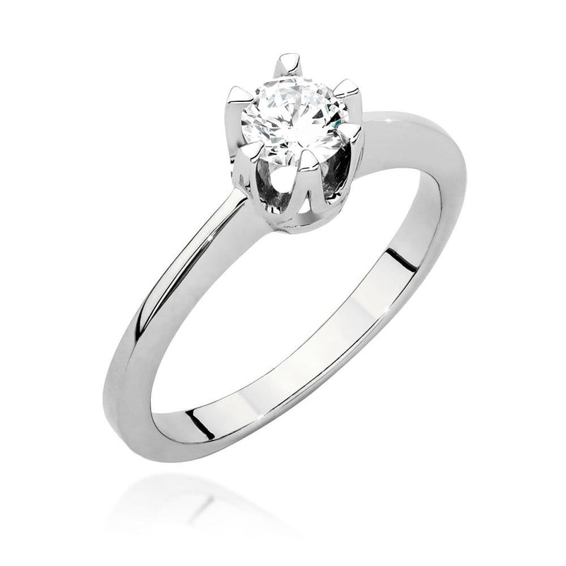 Inel Aur 14K cu Diamant Natural 0.50 ct, imaginea 4 din 8