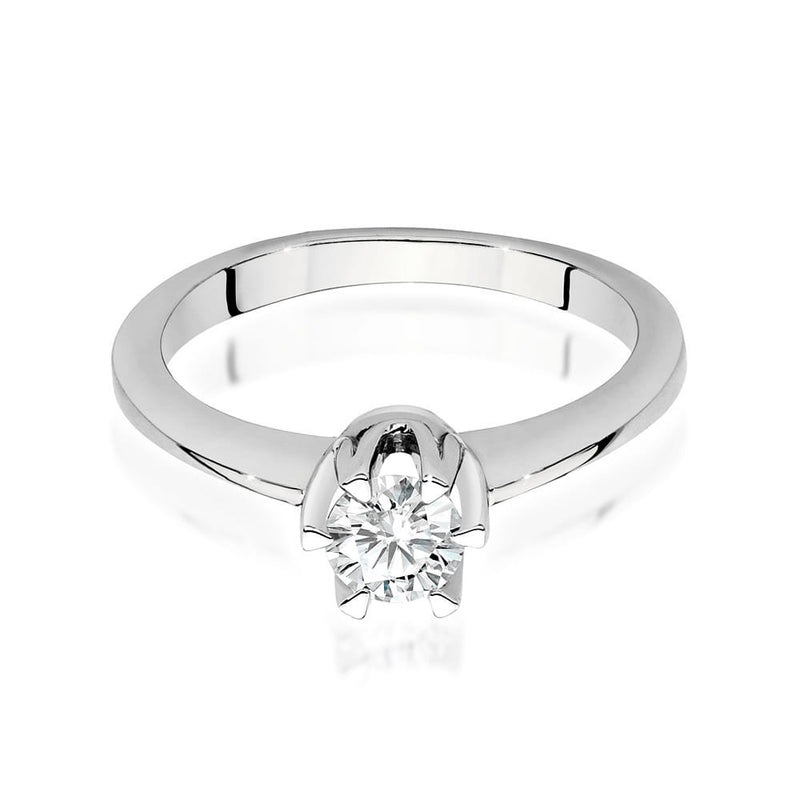 Inel Aur 14K cu Diamant Natural 0.50 ct, imaginea 5 din 8