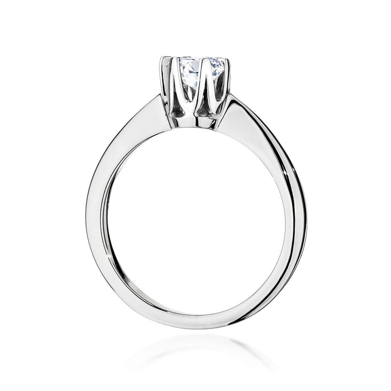 Inel Aur 14K cu Diamant Natural 0.50 ct, imaginea 6 din 8