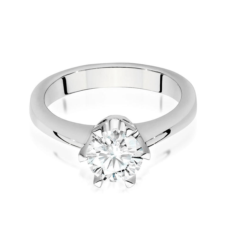 Inel Aur 14K cu Diamant Natural 1.00 ct, imaginea 5 din 9