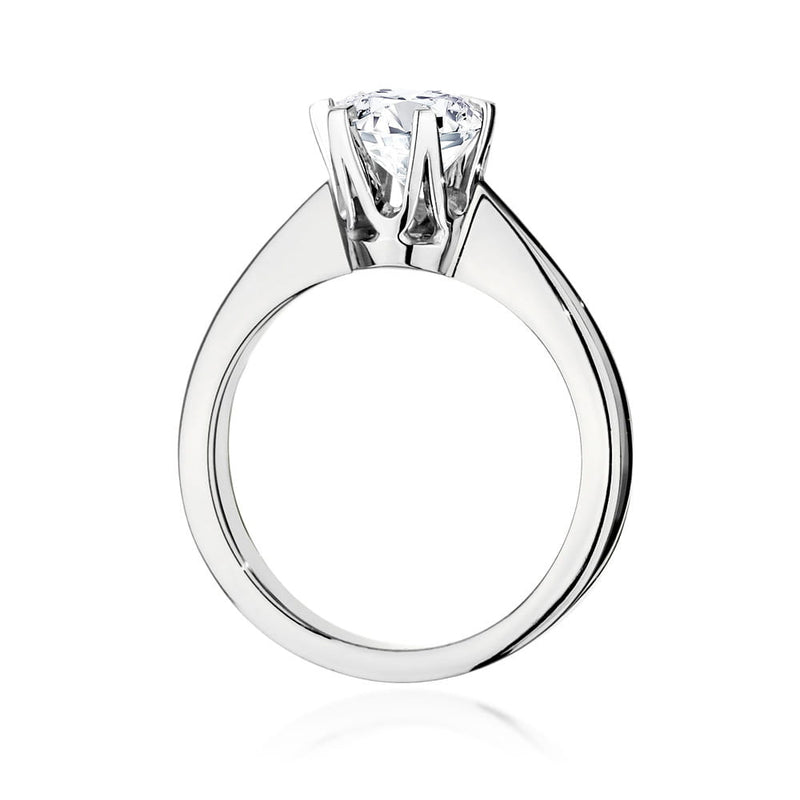 Inel Aur 14K cu Diamant Natural 1.00 ct, imaginea 6 din 9