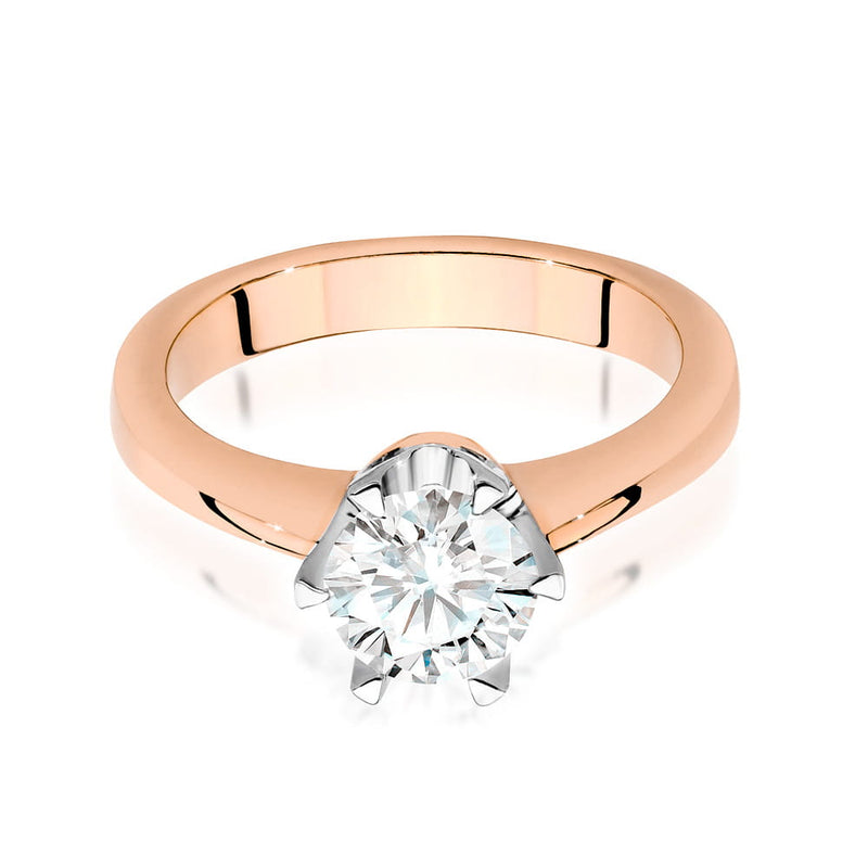 Inel Aur 14K cu Diamant Natural 1.00 ct, imaginea 8 din 9