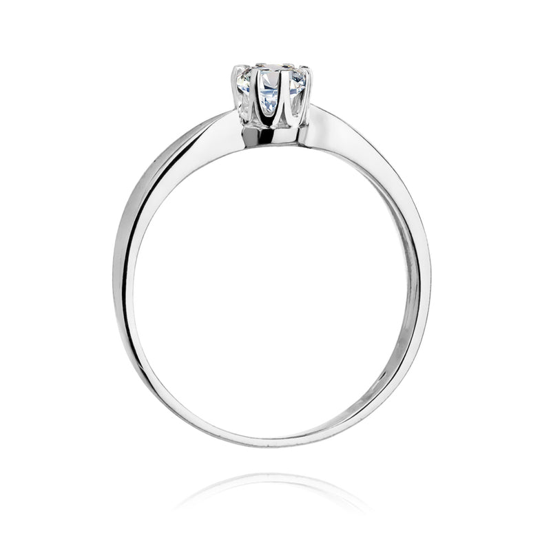 Inel Aur 14K cu Diamant Natural 0.40 ct, imaginea 6 din 6