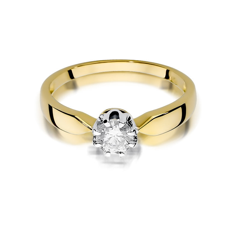 Inel Aur 14K cu Diamant Natural 0.50 ct, imaginea 2 din 5