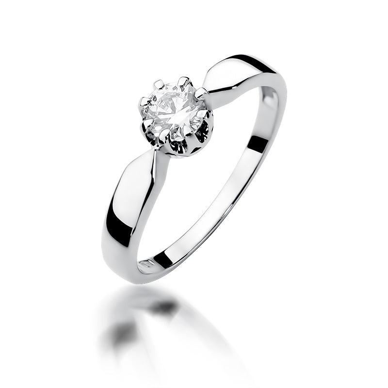 Inel Aur 14K cu Diamant Natural 0.70 ct, imaginea 4 din 5