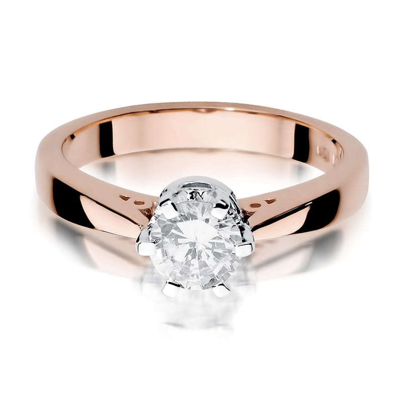 Inel Aur 14K cu Diamant Natural 1.00 ct, imaginea 10 din 12