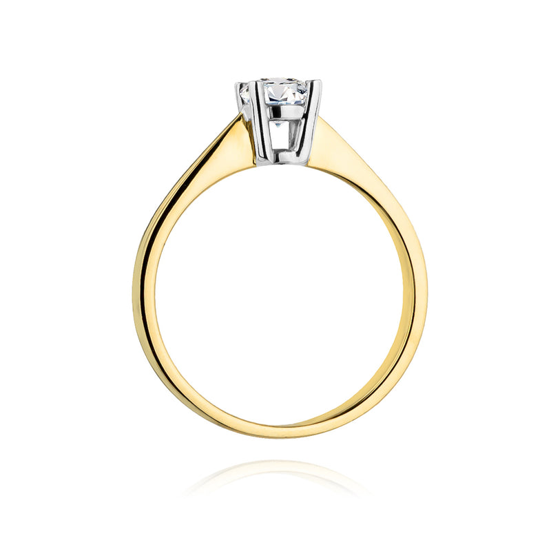 Inel Aur 14K cu Diamant Natural 0.50 ct, imaginea 3 din 11