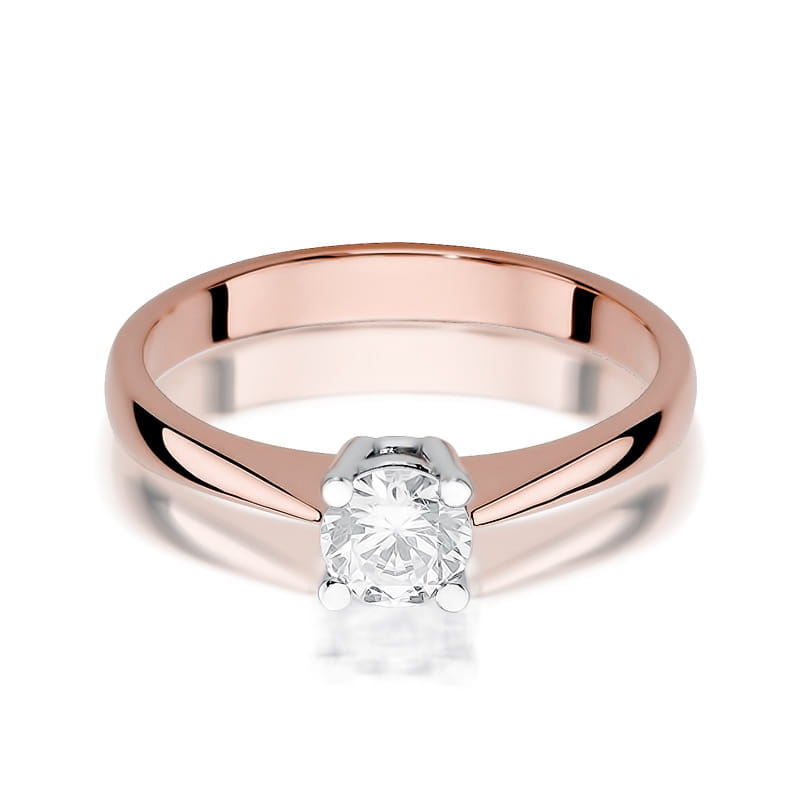 Inel Aur 14K cu Diamant Natural 0.50 ct, imaginea 9 din 11